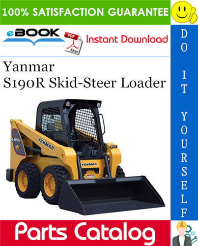 Thumbnail ☆☆ Best ☆☆ Yanmar S190R Skid-Steer Loader Parts Catalog Manual (for U.S.A., Australia, New Zealand)
