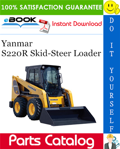 Thumbnail ☆☆ Best ☆☆ Yanmar S220R Skid-Steer Loader Parts Catalog Manual