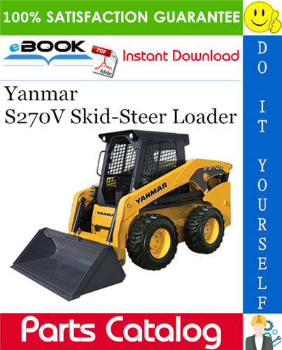 Thumbnail ☆☆ Best ☆☆ Yanmar S270V Skid-Steer Loader Parts Catalog Manual