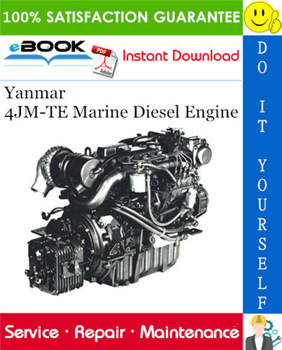 Thumbnail ☆☆ Best ☆☆ Yanmar 4JM-TE Marine Diesel Engine Service Repair Manual 