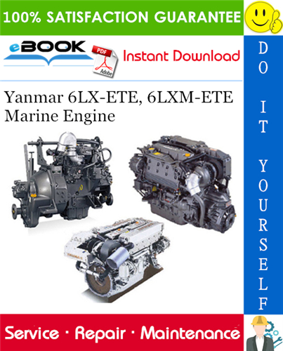 Thumbnail ☆☆ Best ☆☆ Yanmar 6LX-ETE, 6LXM-ETE Marine Engine Service Repair Manual 