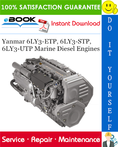 Thumbnail ☆☆ Best ☆☆ Yanmar 6LY3-ETP, 6LY3-STP, 6LY3-UTP Marine Diesel Engines Service Repair Manual 