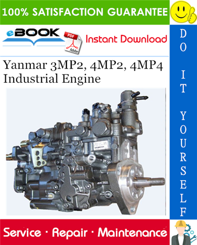 Thumbnail ☆☆ Best ☆☆ Yanmar 3MP2, 4MP2, 4MP4 Industrial Engine Service Repair Manual 