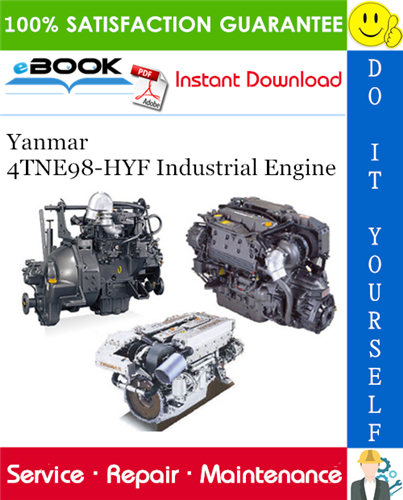 Thumbnail ☆☆ Best ☆☆ Yanmar 4TNE98-HYF Industrial Engine Service Repair Manual 