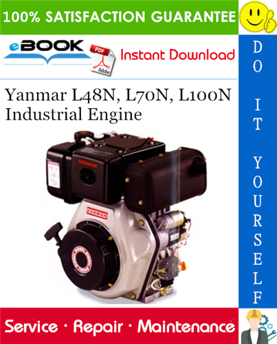 Thumbnail ☆☆ Best ☆☆ Yanmar L48N, L70N, L100N Industrial Engine Service Repair Manual 