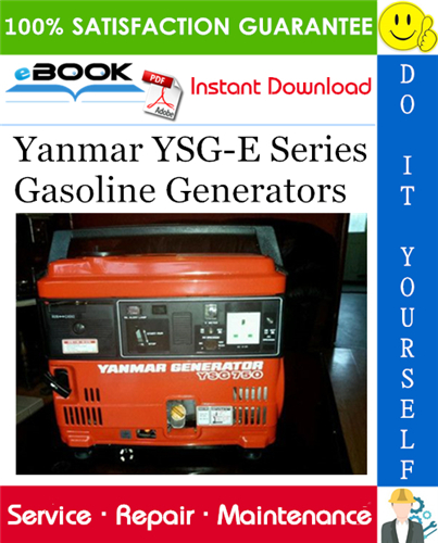 Thumbnail ☆☆ Best ☆☆ Yanmar YSG-E Series Gasoline Generators Service Repair Manual 
