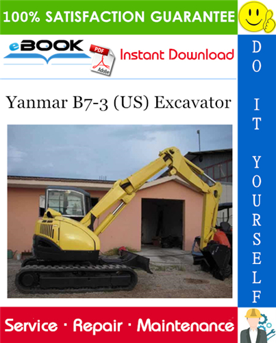 Thumbnail ☆☆ Best ☆☆ Yanmar B7-3 (US) Excavator Service Repair Manual