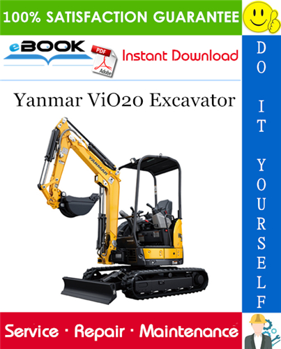 Thumbnail ☆☆ Best ☆☆ Yanmar ViO20 Excavator Service Repair Manual