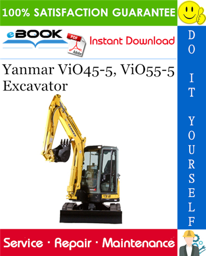 Thumbnail ☆☆ Best ☆☆ Yanmar ViO45-5, ViO55-5 Excavator Service Repair Manual