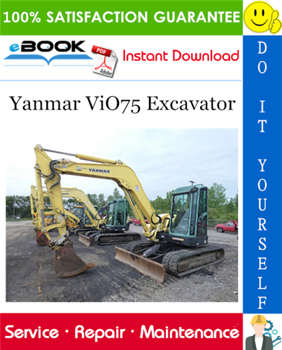 Thumbnail ☆☆ Best ☆☆ Yanmar ViO75 Excavator Service Repair Manual