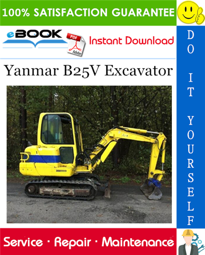 Thumbnail ☆☆ Best ☆☆ Yanmar B25V Excavator Service Repair Manual