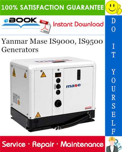 Thumbnail ☆☆ Best ☆☆ Yanmar Mase IS9000, IS9500 Generators Service Repair Manual 