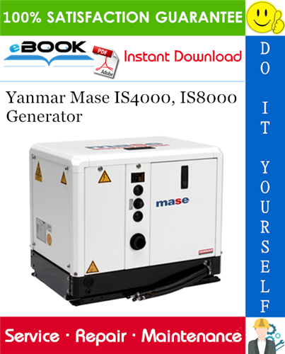 Thumbnail ☆☆ Best ☆☆ Yanmar Mase IS4000, IS8000 Generator Service Repair Manual 