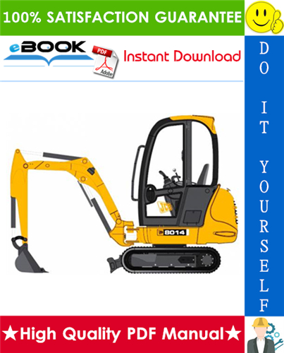 Thumbnail ☆☆ Best ☆☆ JCB 8014, 8016, 8018 Mini Excavator Service Repair Manual