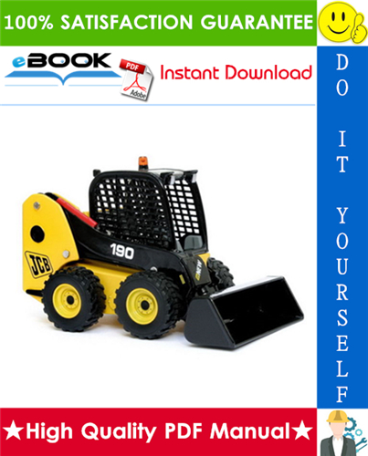 Thumbnail ☆☆ Best ☆☆ JCB Robot 190, 190HF, 1110, 1110HF, 190T, 190T HF, 1110T, 1110T HF Skid Steer Loader Service Repair Manual