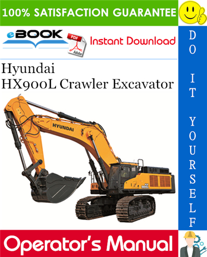 Thumbnail ☆☆ Best ☆☆ Hyundai HX900L Crawler Excavator Operators Manual Thumbnail ☆☆ Best ☆☆ Hyundai HX900L Crawler Excavator Operators Manual