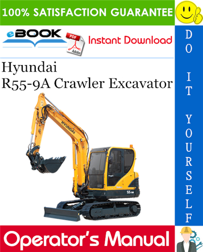 Thumbnail ☆☆ Best ☆☆ Hyundai R55-9A Crawler Excavator Operators Manual Thumbnail ☆☆ Best ☆☆ Hyundai R55-9A Crawler Excavator Operators Manual