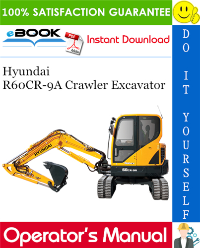 Thumbnail ☆☆ Best ☆☆ Hyundai R60CR-9A Crawler Excavator Operators Manual Thumbnail ☆☆ Best ☆☆ Hyundai R60CR-9A Crawler Excavator Operators Manual