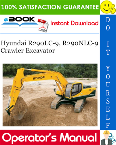 Thumbnail ☆☆ Best ☆☆ Hyundai R290LC-9, R290NLC-9 Crawler Excavator Operators Manual Thumbnail ☆☆ Best ☆☆ Hyundai R290LC-9, R290NLC-9 Crawler Excavator Operators Manual