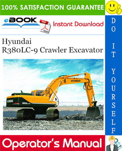 Thumbnail ☆☆ Best ☆☆ Hyundai R380LC-9 Crawler Excavator Operators Manual Thumbnail ☆☆ Best ☆☆ Hyundai R380LC-9 Crawler Excavator Operators Manual