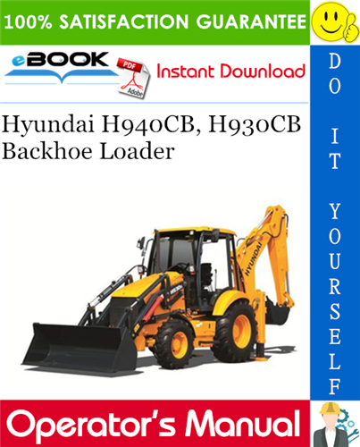 Thumbnail ☆☆ Best ☆☆ Hyundai H940CB, H930CB Backhoe Loader Operators Manual Thumbnail ☆☆ Best ☆☆ Hyundai H940CB, H930CB Backhoe Loader Operators Manual
