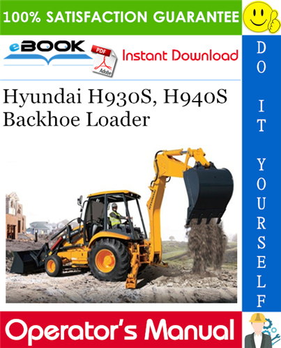 Thumbnail ☆☆ Best ☆☆ Hyundai H930S, H940S Backhoe Loader Operators Manual Thumbnail ☆☆ Best ☆☆ Hyundai H930S, H940S Backhoe Loader Operators Manual