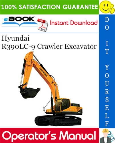 Thumbnail ☆☆ Best ☆☆ Hyundai R390LC-9 Crawler Excavator Operators Manual