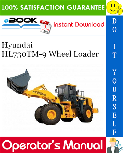 Thumbnail ☆☆ Best ☆☆ Hyundai HL730TM-9 Wheel Loader Operators Manual