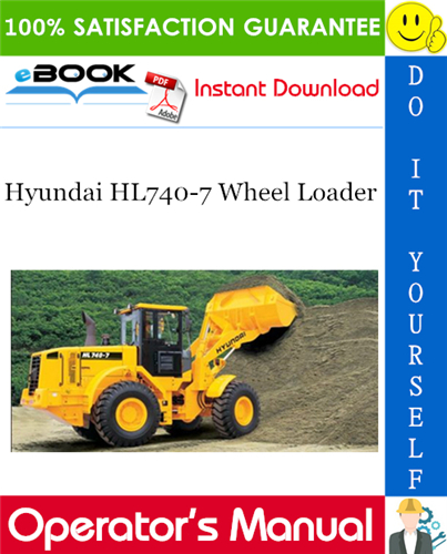 Thumbnail ☆☆ Best ☆☆ Hyundai HL740-7 Wheel Loader Operators Manual