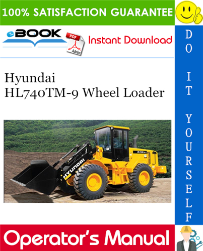 Thumbnail ☆☆ Best ☆☆ Hyundai HL740TM-9 Wheel Loader Operators Manual