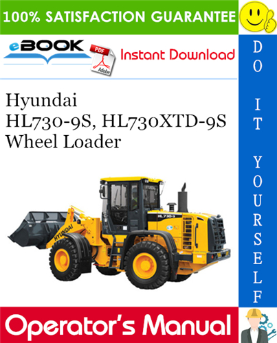 Thumbnail ☆☆ Best ☆☆ Hyundai HL730-9S, HL730XTD-9S Wheel Loader Operators Manual Thumbnail ☆☆ Best ☆☆ Hyundai HL730-9S, HL730XTD-9S Wheel Loader Operators Manual