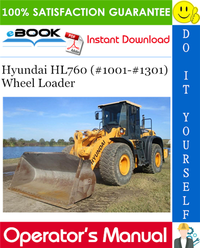 Thumbnail ☆☆ Best ☆☆ Hyundai HL760 (#1001-#1301) Wheel Loader Operators Manual Thumbnail ☆☆ Best ☆☆ Hyundai HL760 (#1001-#1301) Wheel Loader Operators Manual