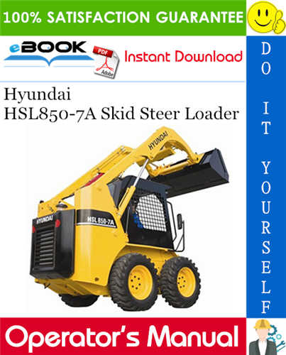 Thumbnail ☆☆ Best ☆☆ Hyundai HSL850-7A Skid Steer Loader Operators Manual Thumbnail ☆☆ Best ☆☆ Hyundai HSL850-7A Skid Steer Loader Operators Manual