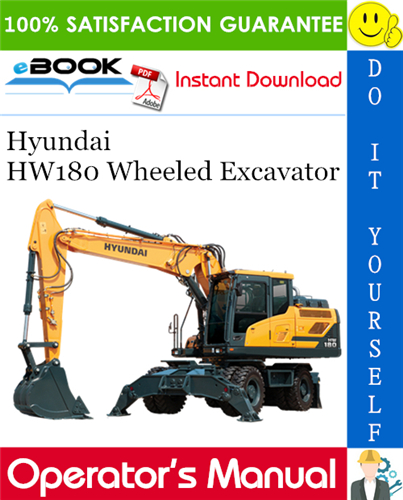 Thumbnail ☆☆ Best ☆☆ Hyundai HW180 Wheeled Excavator Operators Manual Thumbnail ☆☆ Best ☆☆ Hyundai HW180 Wheeled Excavator Operators Manual
