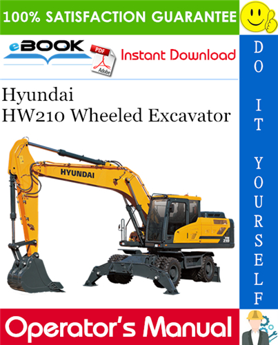 Thumbnail ☆☆ Best ☆☆ Hyundai HW210 Wheeled Excavator Operators Manual Thumbnail ☆☆ Best ☆☆ Hyundai HW210 Wheeled Excavator Operators Manual