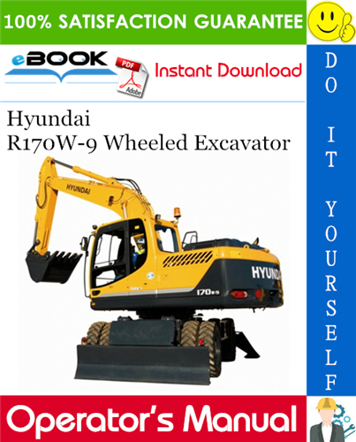 Thumbnail ☆☆ Best ☆☆ Hyundai R170W-9 Wheeled Excavator Operators Manual Thumbnail ☆☆ Best ☆☆ Hyundai R170W-9 Wheeled Excavator Operators Manual