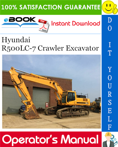 Thumbnail ☆☆ Best ☆☆ Hyundai R500LC-7 Crawler Excavator Operators Manual