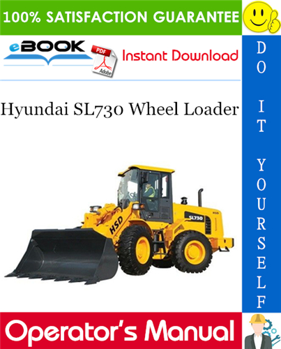 Thumbnail ☆☆ Best ☆☆ Hyundai SL730 Wheel Loader Operators Manual