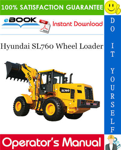 Thumbnail ☆☆ Best ☆☆ Hyundai SL760 Wheel Loader Operators Manual