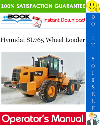 Thumbnail ☆☆ Best ☆☆ Hyundai SL765 Wheel Loader Operators Manual
