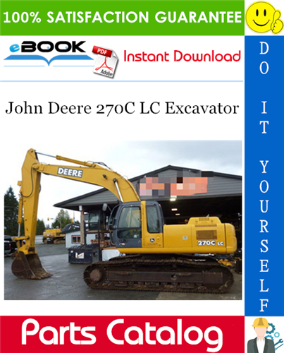 Thumbnail ☆☆ Best ☆☆ John Deere 270C LC Excavator Parts Catalog Manual