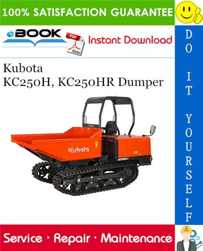 Thumbnail ☆☆ Best ☆☆ Kubota KC250H, KC250HR Dumper Service Repair Manual