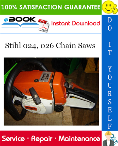 Thumbnail ☆☆ Best ☆☆ Stihl 024, 026 Chain Saws Service Repair Manual 