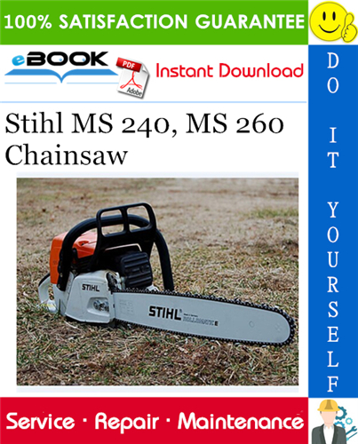 Thumbnail ☆☆ Best ☆☆ Stihl MS 240, MS 260 Chainsaw Service Repair Manual 
