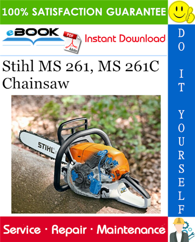 Thumbnail ☆☆ Best ☆☆ Stihl MS 261, MS 261C Chainsaw Service Repair Manual 