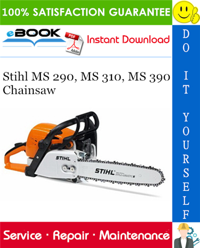 Thumbnail ☆☆ Best ☆☆ Stihl MS 290, MS 310, MS 390 Chainsaw Service Repair Manual 