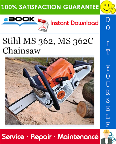Thumbnail ☆☆ Best ☆☆ Stihl MS 362, MS 362C Chainsaw Service Repair Manual 
