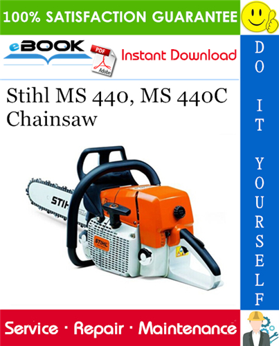 Thumbnail ☆☆ Best ☆☆ Stihl MS 440, MS 440C Chainsaw Service Repair Manual 