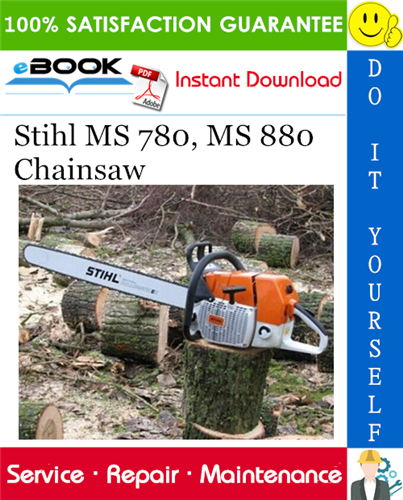 Thumbnail ☆☆ Best ☆☆ Stihl MS 780, MS 880 Chainsaw Service Repair Manual 
