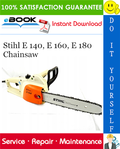 Thumbnail ☆☆ Best ☆☆ Stihl E 140, E 160, E 180 Chainsaw Service Repair Manual 